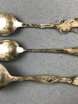 Group of 3 Vintage Sterling Spoons