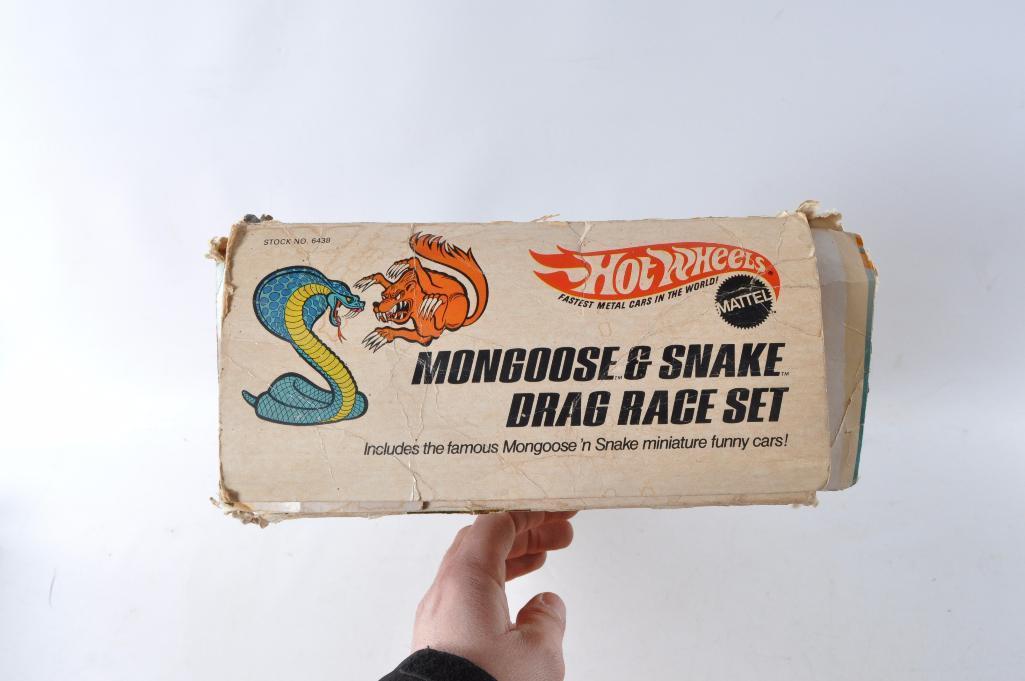 Hot Wheels Mongoose and Snake Drag Race Set with Original Box