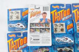 Group of 14 Hot Wheels Tattoo Machines Die-Cast Vehicles in Original Packaging