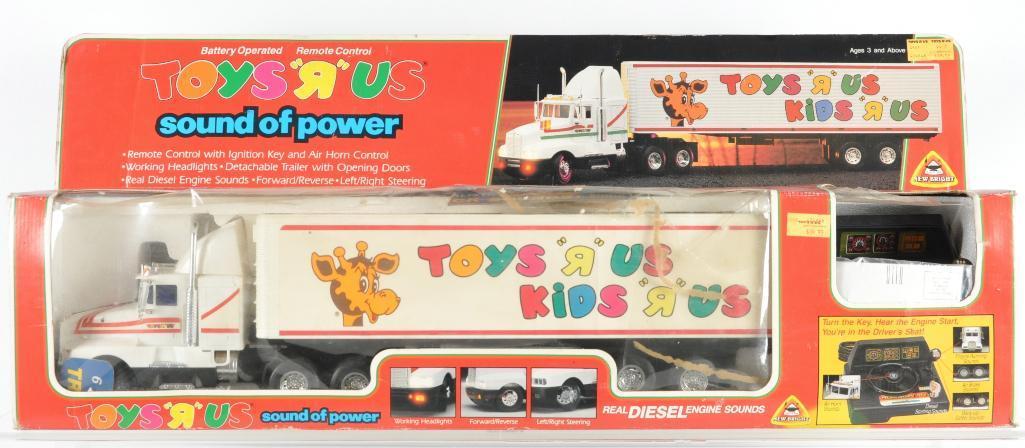 Toys "R" Us Exclusive Sound and Power Remote Controlled Semi Truck in Original Packaging