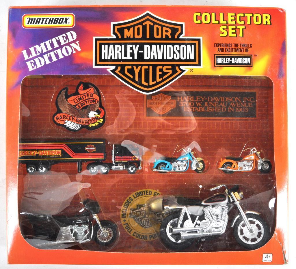 Matchbox Limited Edition Harley Davidson Motorcycle Collector Set