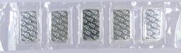 Group of (5) Johnson Matthey 1oz. Troy .999 Fine Silver Bar / Ingots.