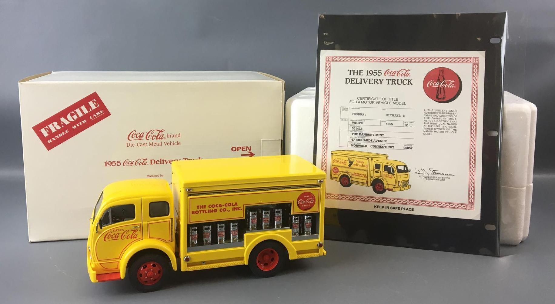 Danbury Mint 1955 Coca-Cola Die-cast Delivery Truck