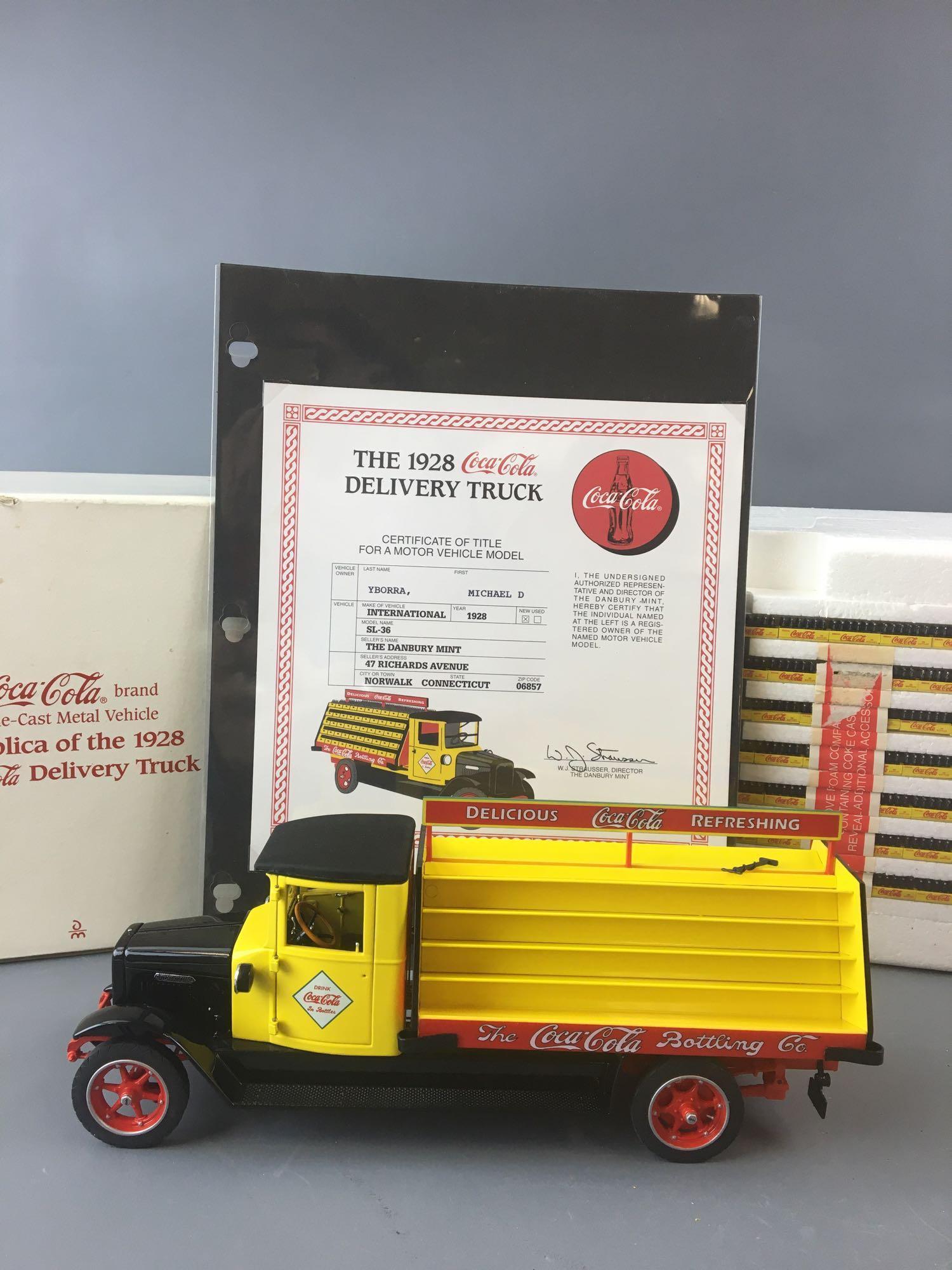 Danbury Mint 1928 International SL-36 Coca-Cola Die-cast Delivery Truck