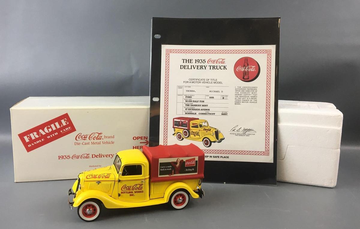 Danbury Mint 1935 Coca-Cola Die-cast 50-830 Half-Ton Delivery Truck