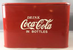 Vintage Coca-Cola Advertising Metal Cooler