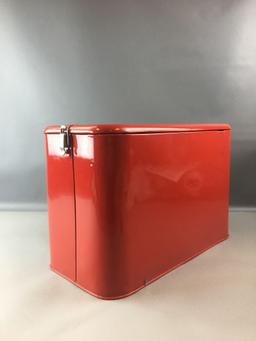 Vintage Coca-Cola Advertising Metal Cooler