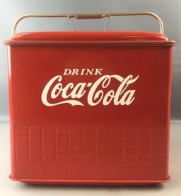 Vintage Coca-Cola Advertising Metal Cooler