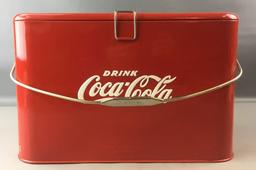 Vintage Coca-Cola Progress Model A-2 Advertising Metal Cooler