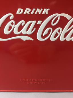 Vintage Coca-Cola Progress Model A-2 Advertising Metal Cooler