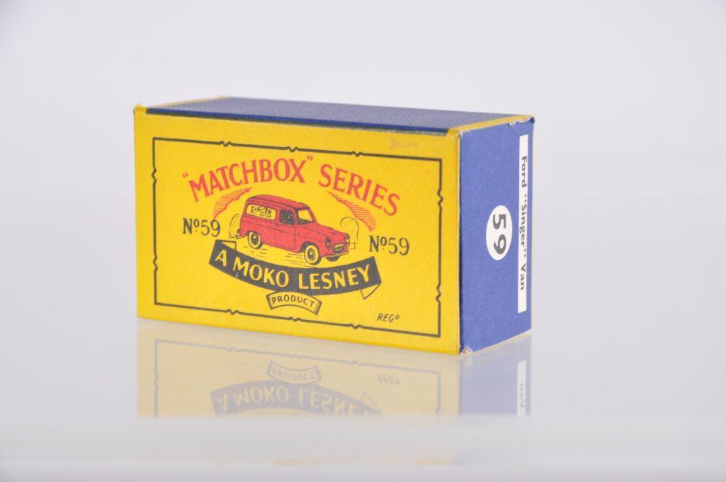 Matchbox No. 59 Ford "Singer" Van Die-Cast Vehicle with Original Box