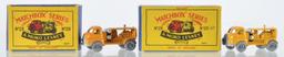 Group of 2 Matchbox No. 28 Compressor Lorry Die-Cast Vehicles with Original Boxes