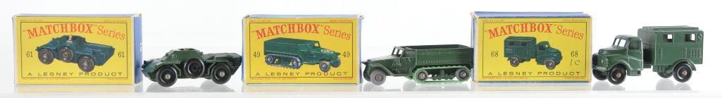 Group of 3 Matchbox Die-Cast Vehicles with Original Boxes