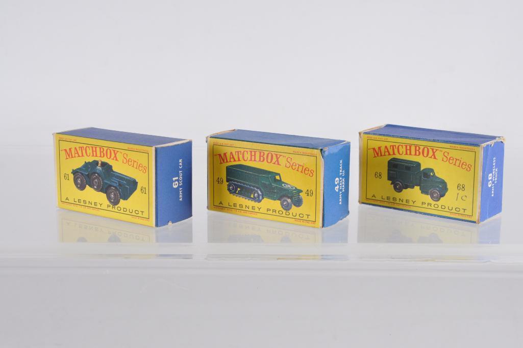 Group of 3 Matchbox Die-Cast Vehicles with Original Boxes