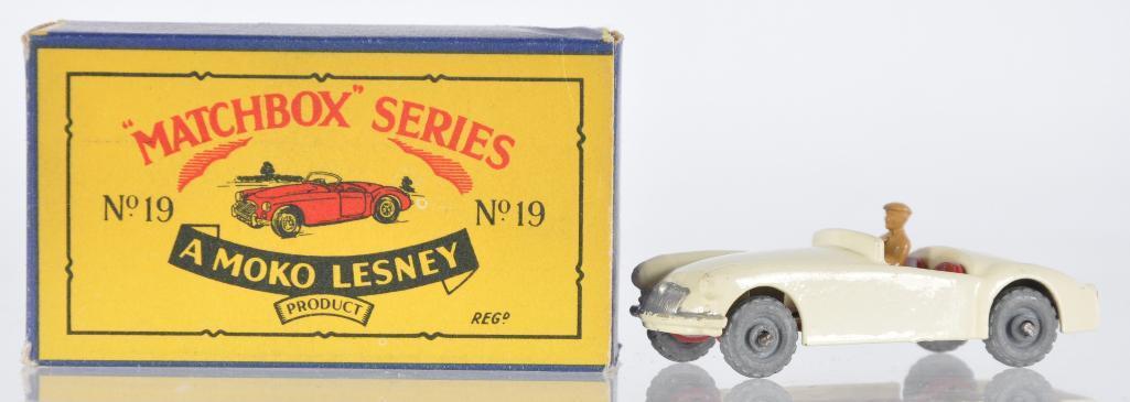 Matchbox No. 19 M.G. Die-Cast Vehicle with Original Box