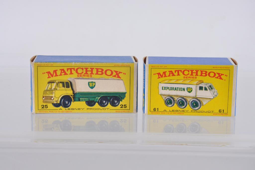 Group of 2 Matchbox Die-Cast Vehicles with Original Boxes