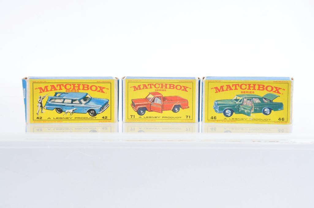 Group of 3 Matchbox Die-Cast Vehicles with Original Boxes