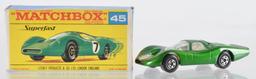 Matchbox Superfast No. 45 Ford Group 6 Die-Cast Vehicle with Original Box