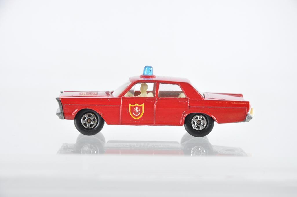 Matchbox Superfast No. 59 Fire Chief Car Die-Cast Vehicle with Original Box