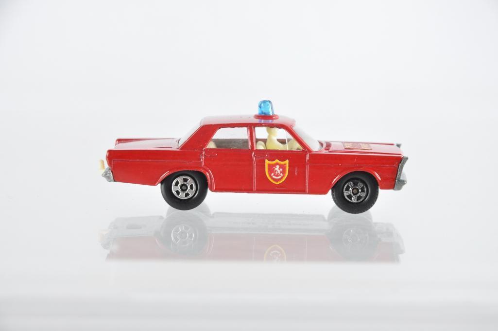 Matchbox Superfast No. 59 Fire Chief Car Die-Cast Vehicle with Original Box