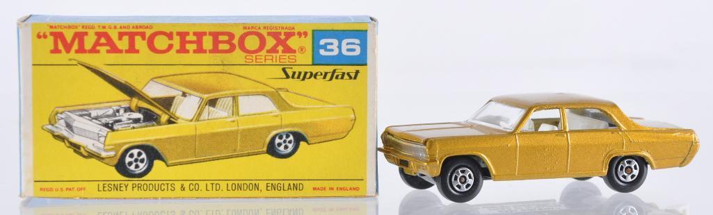 Matchbox Superfast No. 36 Opel Diplomat Die-Cast Vehicle with Original Box