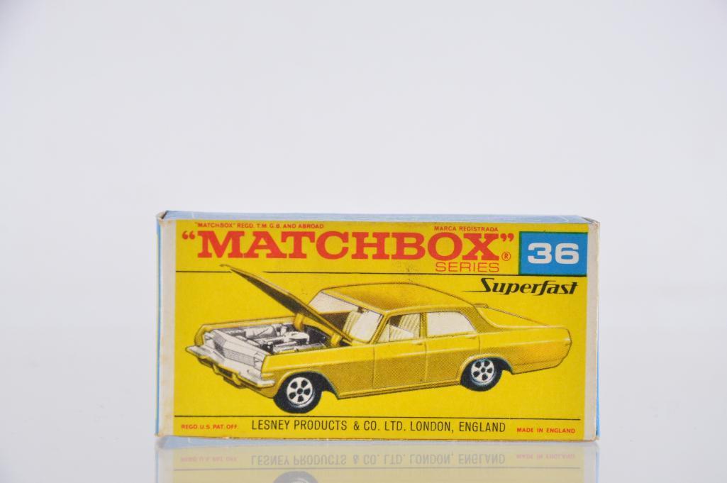 Matchbox Superfast No. 36 Opel Diplomat Die-Cast Vehicle with Original Box