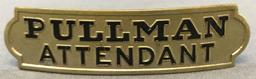 Vintage Pullman attendant hat badge