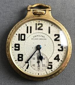 Vintage Hamilton Railway Special Pocket Watch