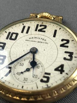 Vintage Hamilton Railway Special Pocket Watch
