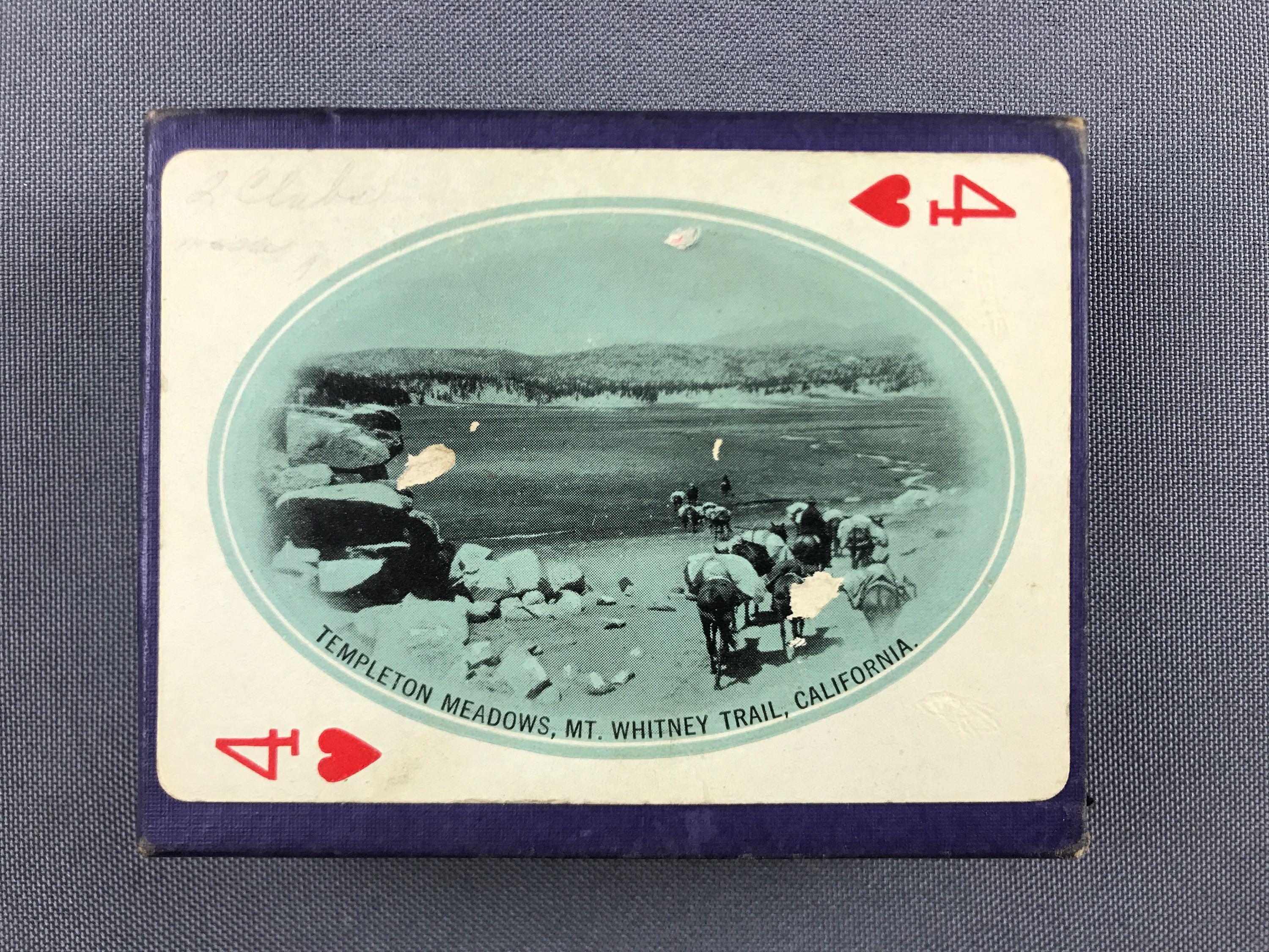 Group of 7 Vintage southern pacific railway playing cards