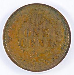 1908 S Indian Head Cent (ANACS) F15 Details.