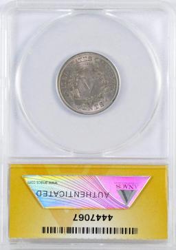 1883 WC Liberty Head Nickel (ANACS) AU55.