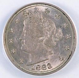 1883 WC Liberty Head Nickel (ANACS) AU55.