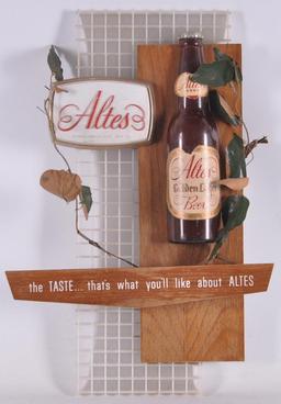 Vintage Altes Advertising Beer Sign