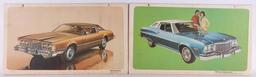 Group of 2 Vintage Ford Advertising Plastic Signs