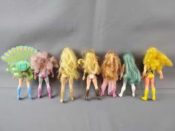 Group of 7 Mattel Dolls