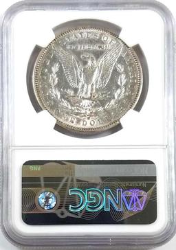 1884 S Morgan Silver Dollar (NGC) AU Details.