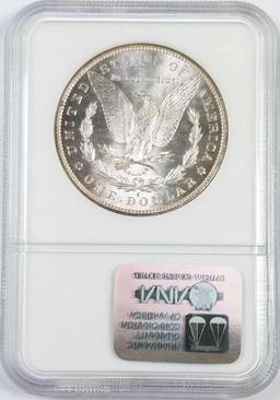 1891 S Morgan Silver Dollar (NGC) MS63.