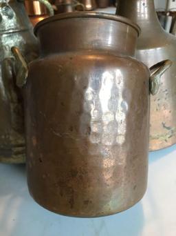 Group of antique copper items and more