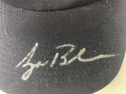 George W Bush autographed air force one snap back cap with letter of authenticity