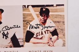 Signed Mantle, Mays, and Irvin Photograph