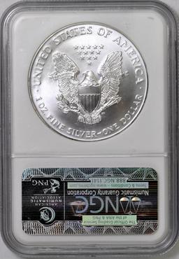 1998 American Silver Eagle 1oz. (NGC) MS69.