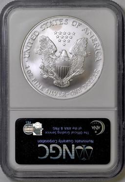 2006 American Silver Eagle 1oz. (NGC) MS69.