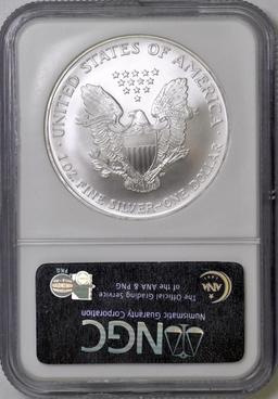 2005 American Silver Eagle 1oz. (NGC) MS69.