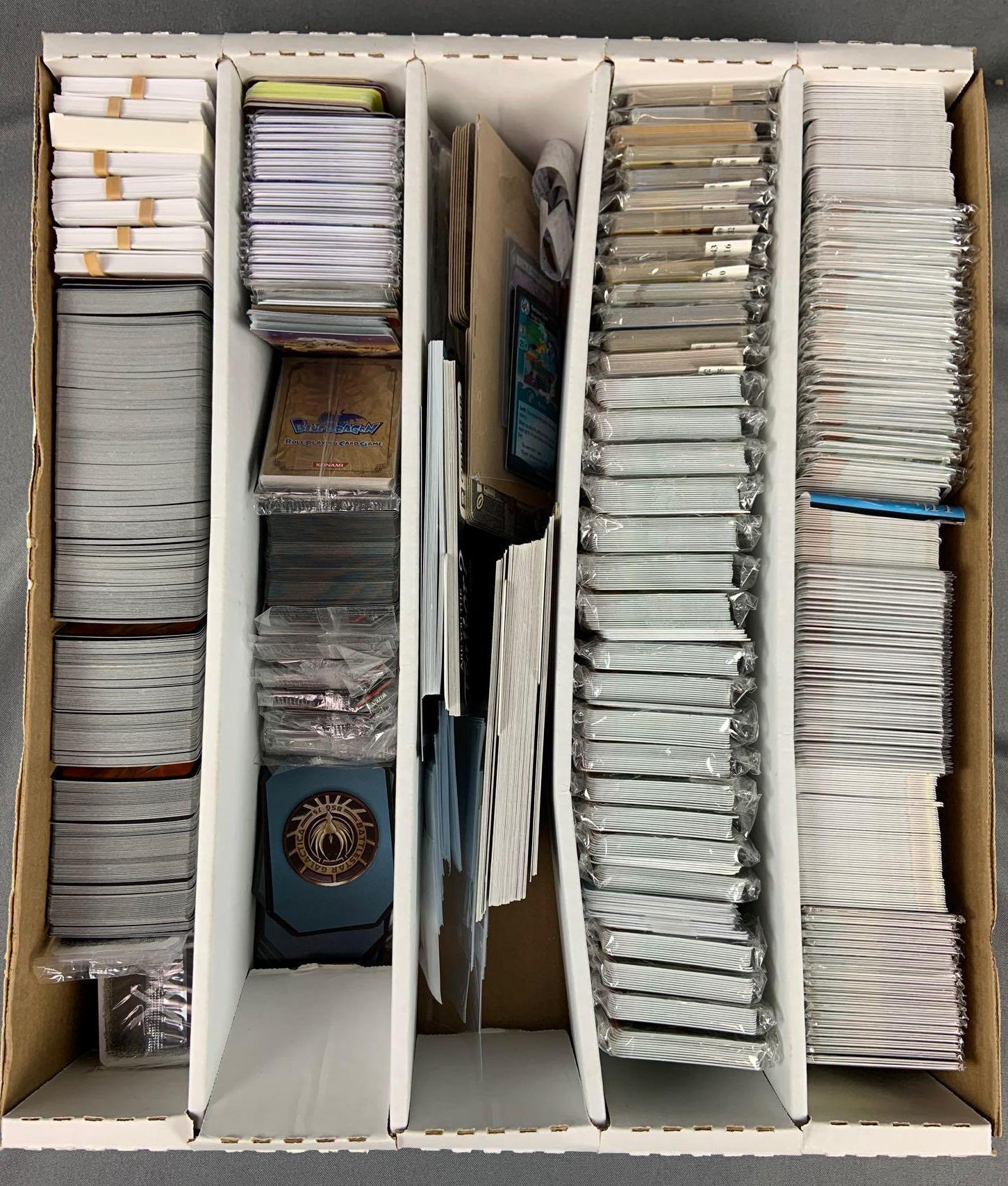 Large group of collectible trading card games