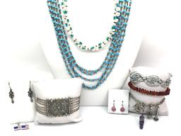 Costume Bracelet, Necklace and Earring Collection