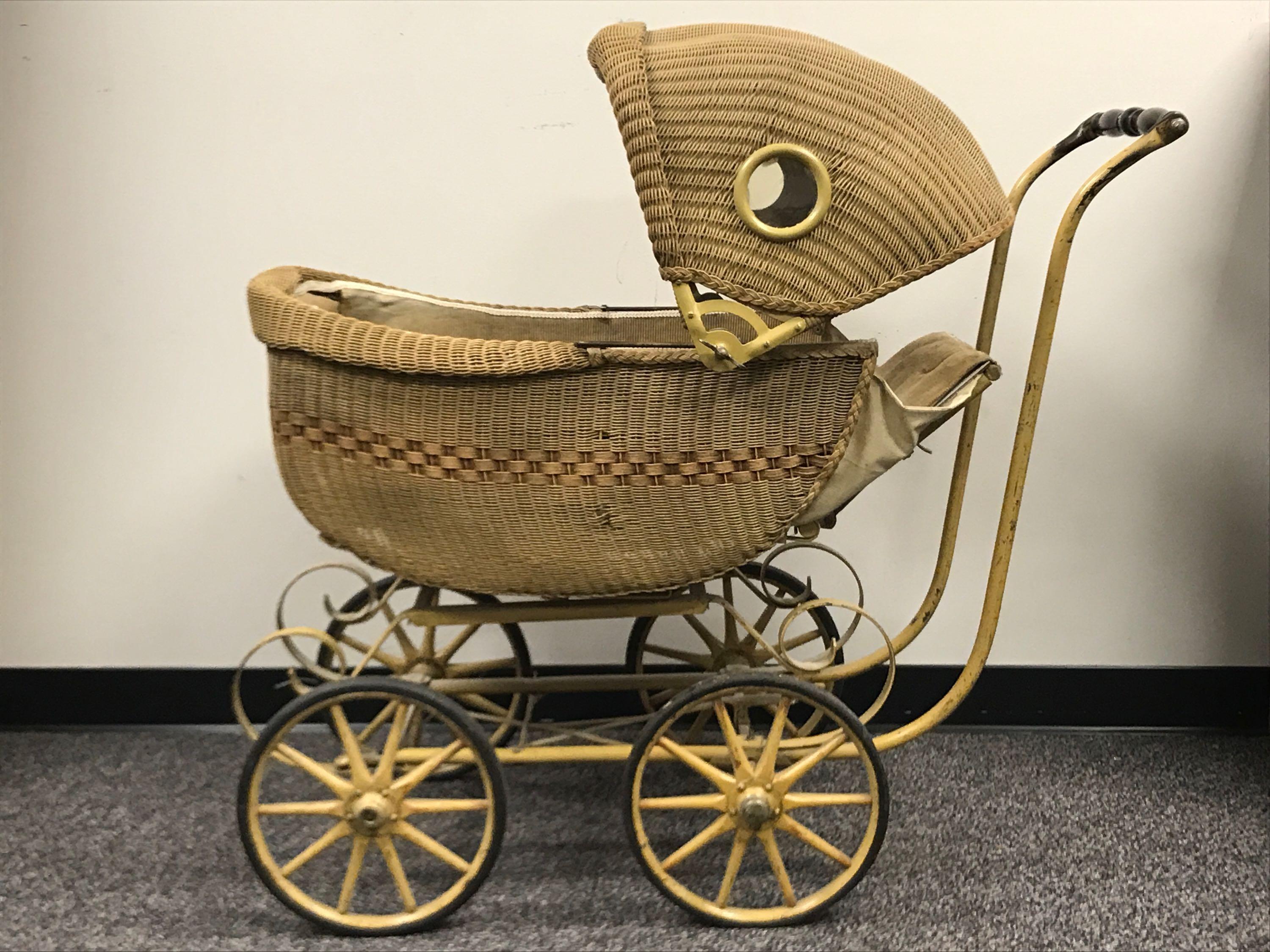 Antique Baby Buggy Stroller