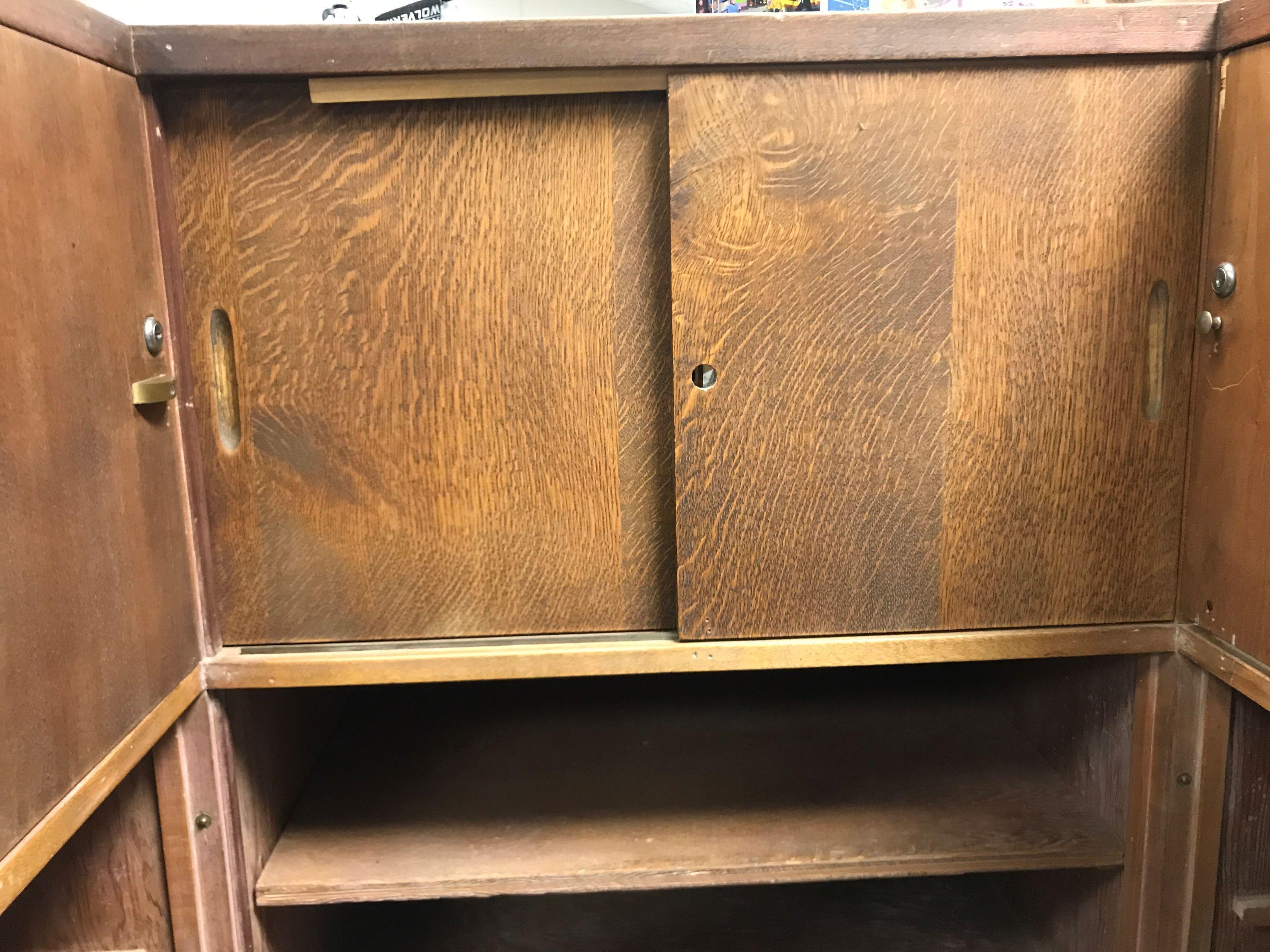 Antique U Shaped Display Case - Very Unique