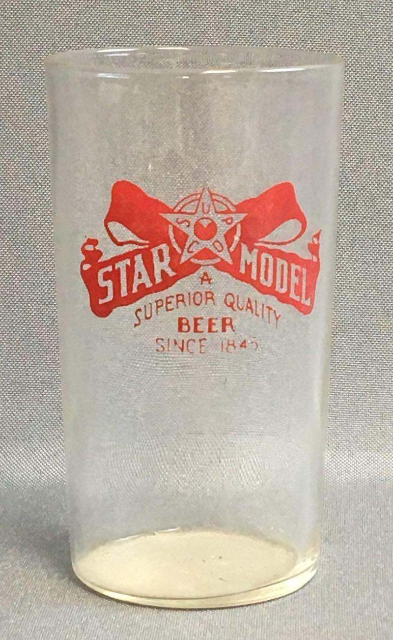 Vintage Star Model Beer Glass