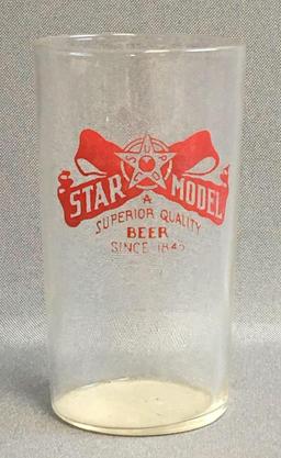 Vintage Star Model Beer Glass